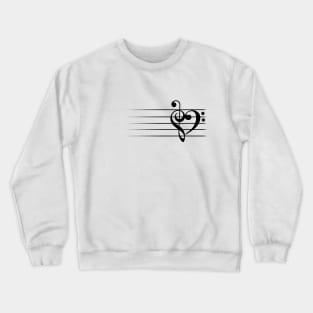 Music Heart Crewneck Sweatshirt